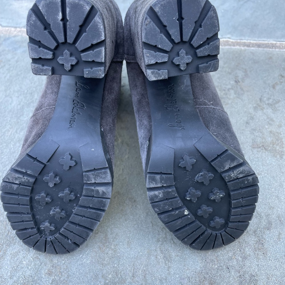 Sam Edelman Carolena Lace-Up Suede Booties - Picture 7 of 11